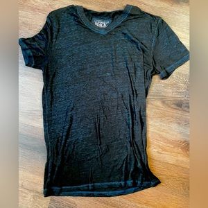 Men’s Buckle Black Tshirt — large